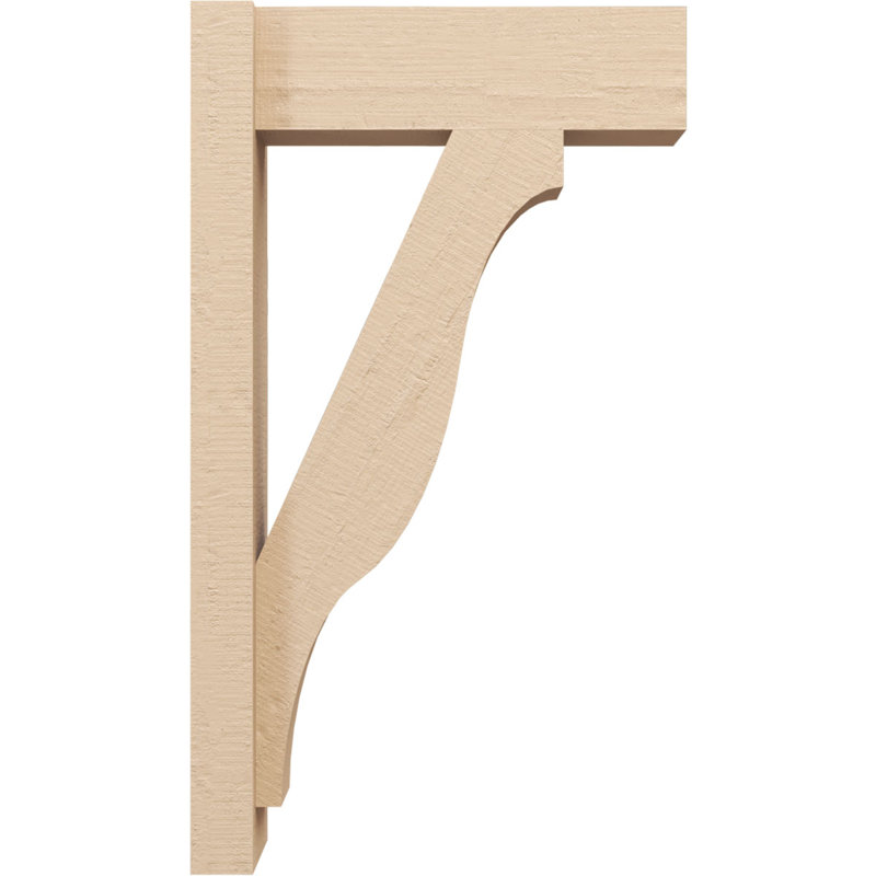 Bois de cèdre brut Funston Block TimberThane Perspector, brun clair apprêté, H 28 po x l 6 po x P 16 po