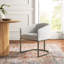 Wiley Fabric Upholstered Solid Back Arm Chair-2145430037