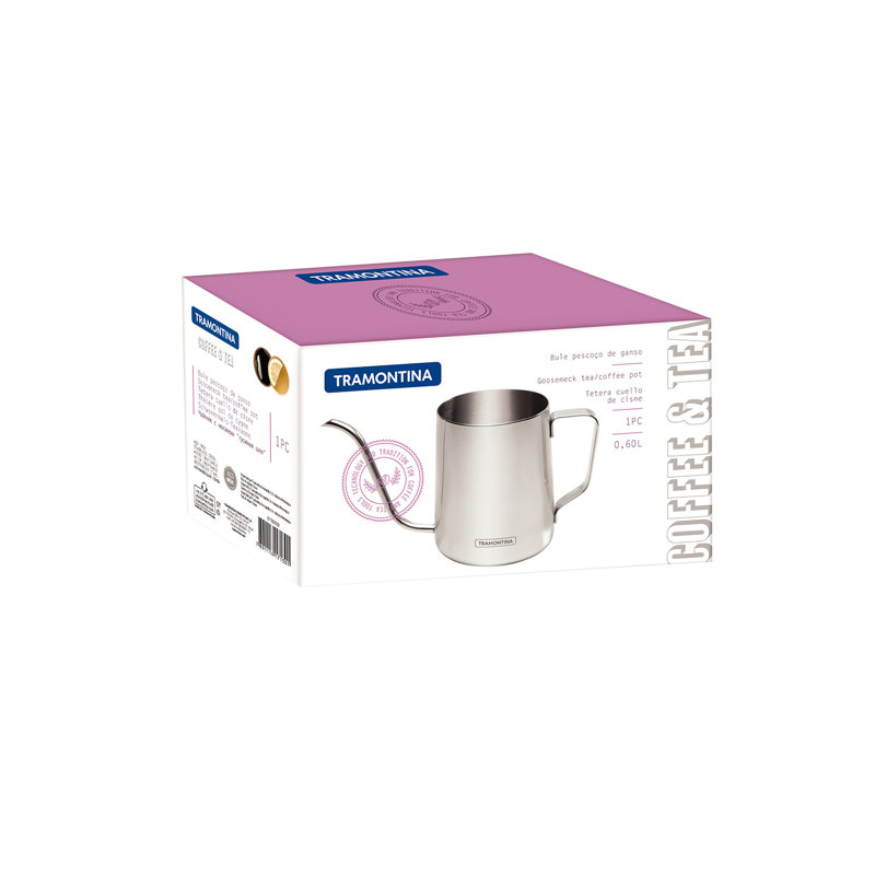Tramontina Pour Over Kettle Gooseneck (600ml)