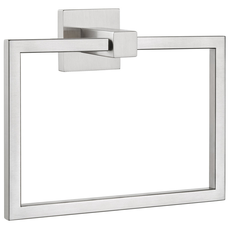 Wall Mounted Bathroom Towel Ring, Brushed Nickel