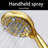 12 Inch Rain Shower Head And Handheld 6-Spray Combo Set With Slide Bar-120394203