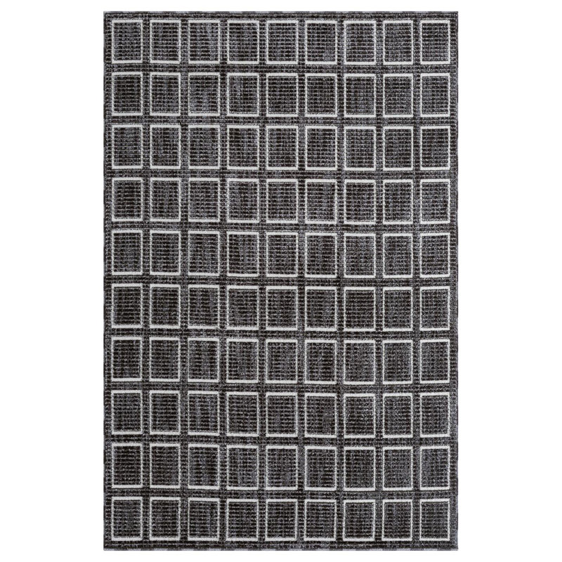 Tapis à motif géométrique moderne, Rectangulaire 8 pi x 10 pi