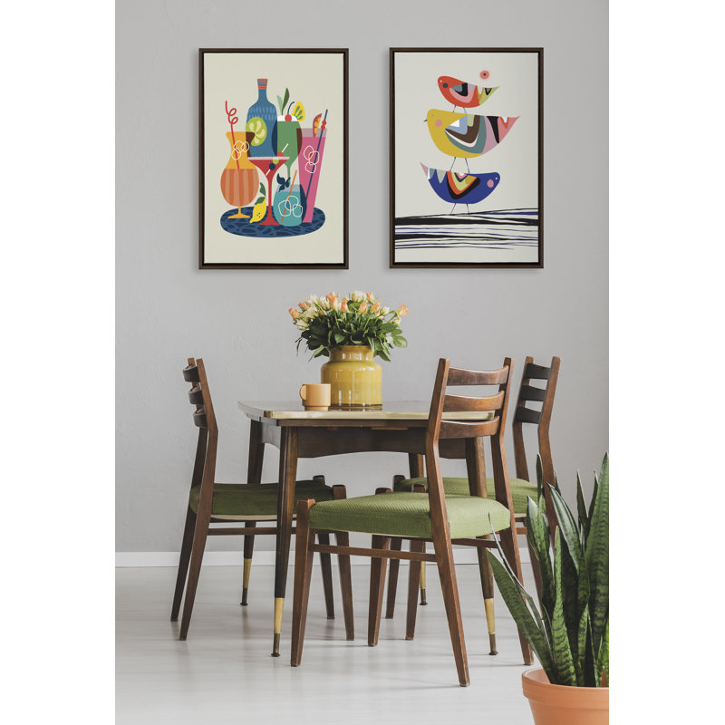 «The Family Tree» par Rachel Lee 3 Birdies Studio, reproduction d'art sur toile encadrée, H 24 po x l 18 po, Brun