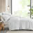 Queen To Comforter - Soft And Luxurious Textured Cozy Reverse Machine Washable Bedding Full/queen With Pattern Overlap Opening Pillow Shams