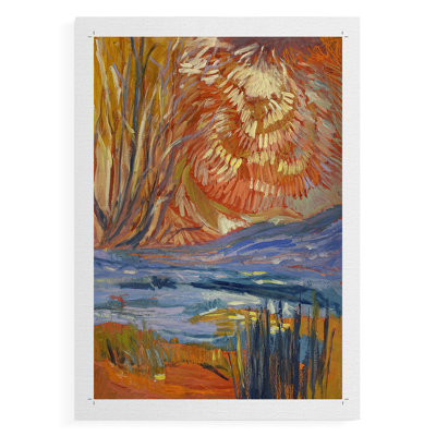 Cadmium Winter Solstice II - Impression sur toile seulement - NON-CADRE