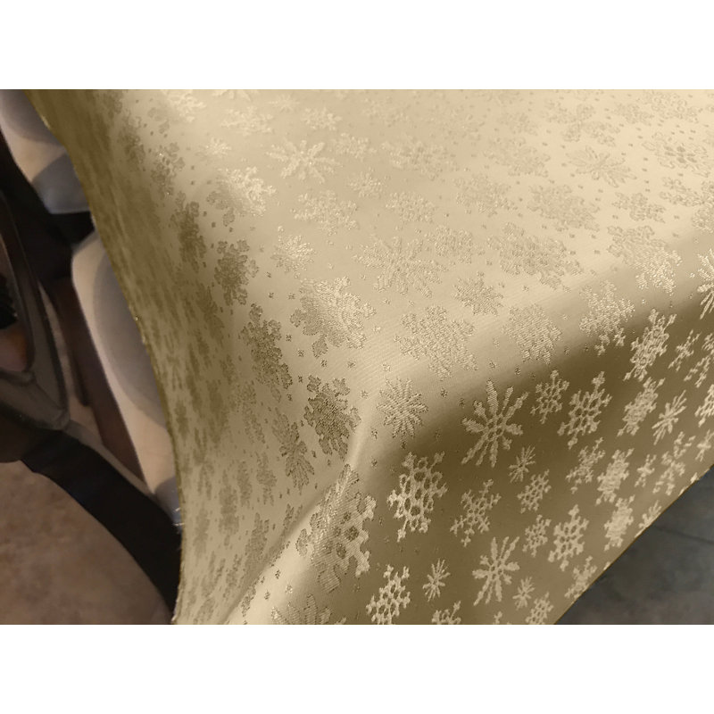 Sartaj Brocade Dining Linens, 48" Square, Gold