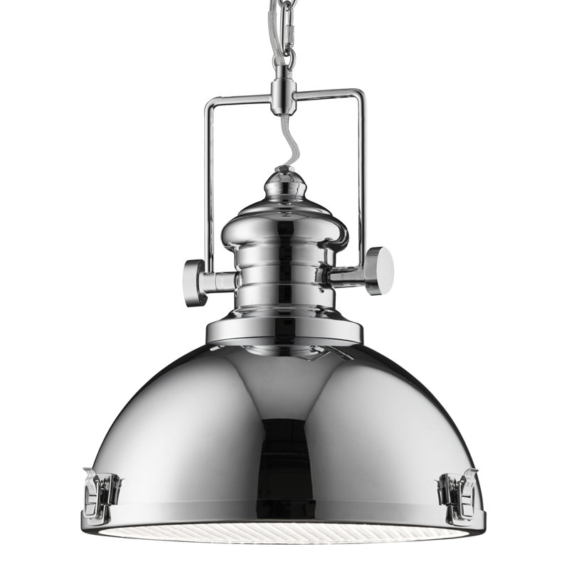 Harpenden 1 - Light Dome Pendant, Chrome