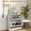16 Pair Flip Down Shoe Storage