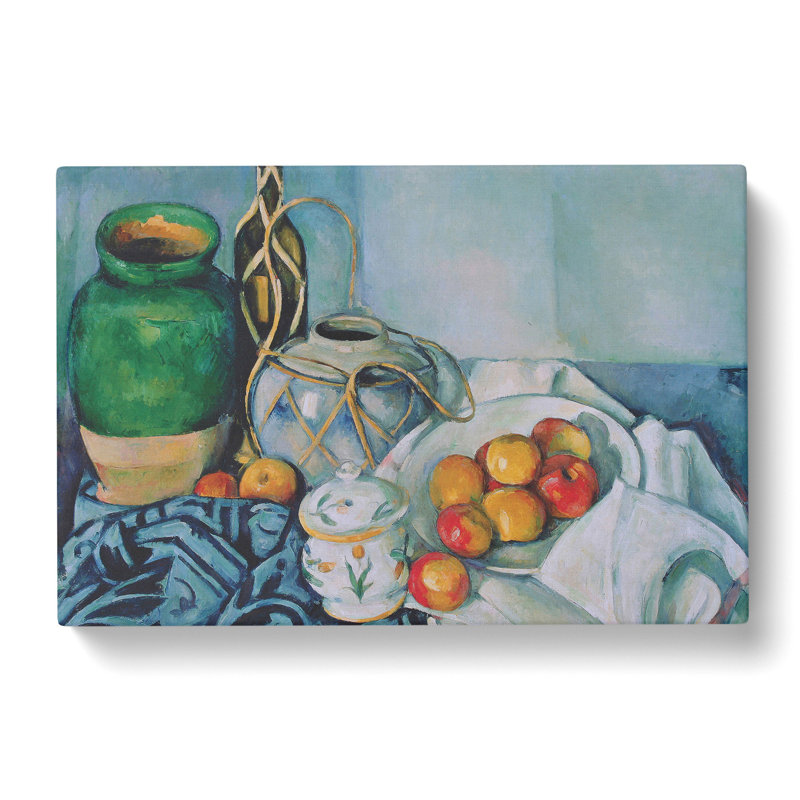 Still Life With Apples Vol.1 by Paul Cezanne - Wrapped Canvas Painting, 35cm H x 50cm W x 3cm D