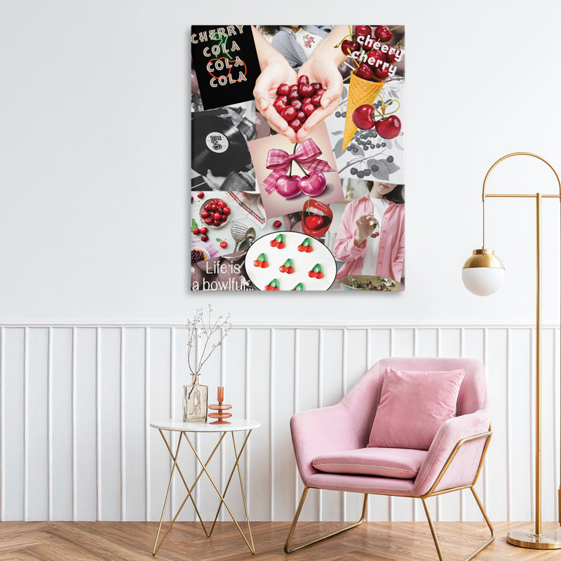 Tableau rétro rétro, conception par Grotto Studios, H 30 po x l 24 po
