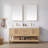 Cataleya Double Sink Bath Vanity in Weathered with Grain Composite Stone Top-1484267257-1484267262