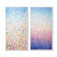 Minimalisme arc-en-ciel - ensemble de 2 reproductions d'art sur toile abstraites-102572972-102572973