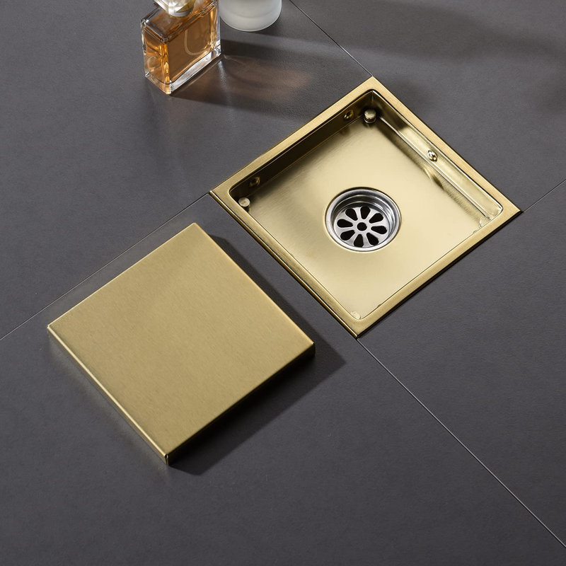 6'' W Tile-In, Brushed Gold