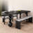 Medieval style unique solid wood dining table-191828292
