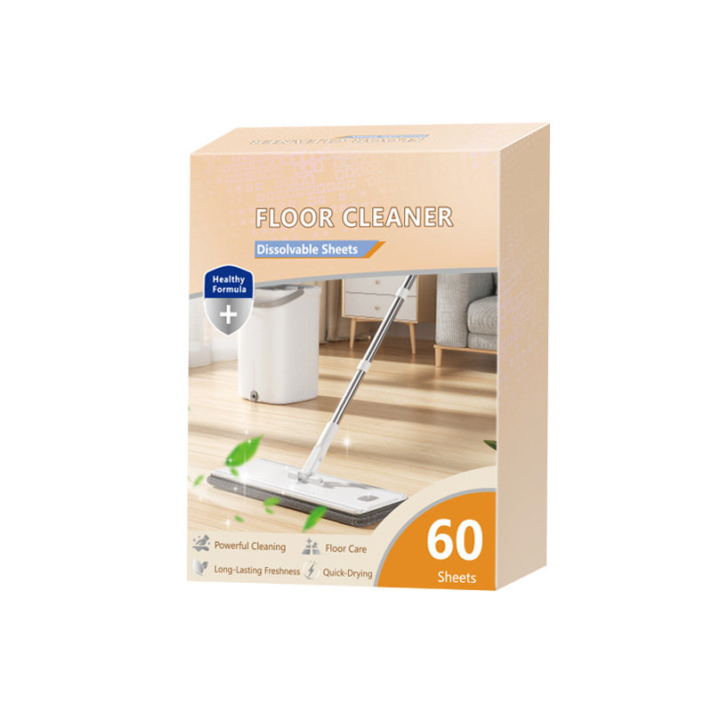 a Detergent Dissolvable Floor Cleaner Sheets