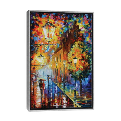 «Late Stroll Miami», reproduction d'art sur toile encadrée
