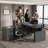 Parven 66.93'' Height Adjustable L-Shaped Executive Desk-91110413