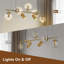 Lustre moderne 35,4 "à 7 lumières