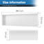 30 po X P 12 po H x 4 po D Niche de douche encastrée en acier inoxydable pour rangement de salle de bain en noir mat-300760929