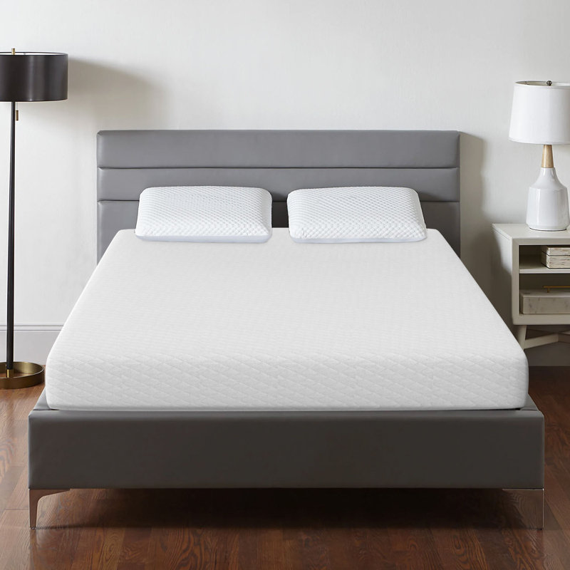  6-Inch Gel Memory Foam Mattress in a Box, Medium Firm Cooling Mattress for Pressure Relief & Full Body Support, Queen Size