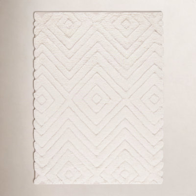 Dabria Hand-Woven Chevron Wool Rug
