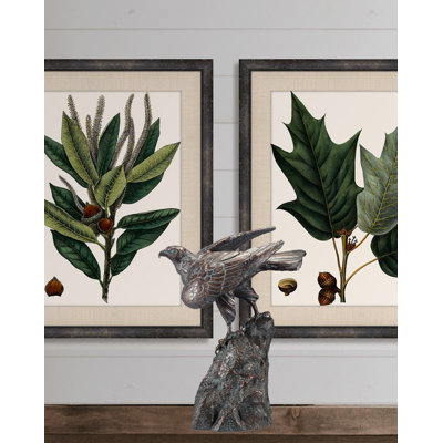 Perching Hawk Sculpture