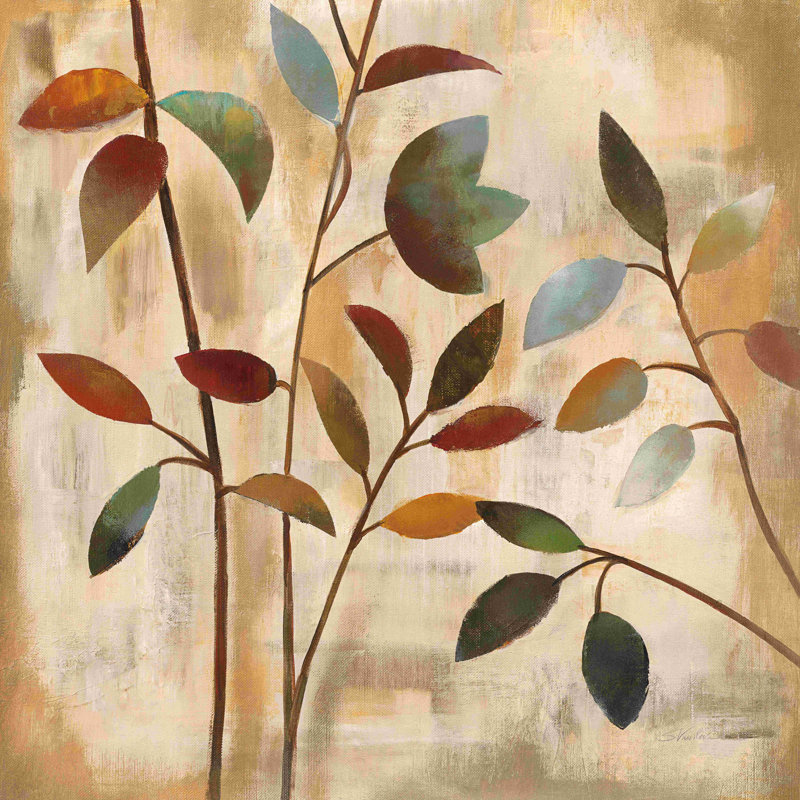" Branches At Sunrise I " Mixed Media Print, 36" H x 36" W