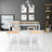 Dazhia 4 - Person Four Leg Dining Set-248477525-248477527-248477521