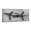 Décoration murale en métal avion hélice en métal