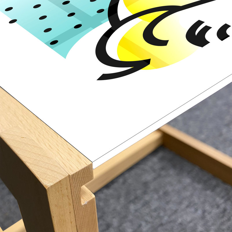 Ino Sled Coffee Table, 62cm H x 74cm W x 40cm D
