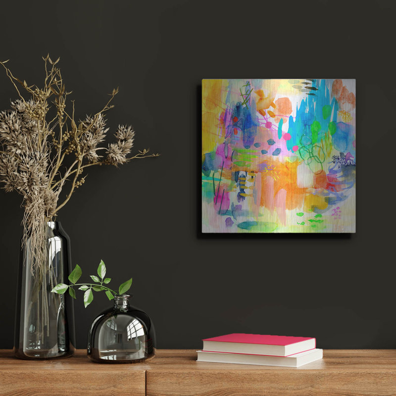 " Scrambled Signal (Detail) " by Wyanne, 12" H x 12" W