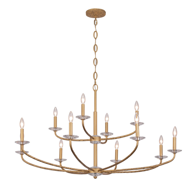 Mercer41 Lobianco - Chandelier, 12, 28.25" H x 48" W x 48" D