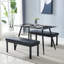 Faux Leather Upholstered Bench