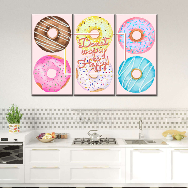 «Beigne Donut», reproduction sur toile, H 38 po x l 24 po x P 1,25 po