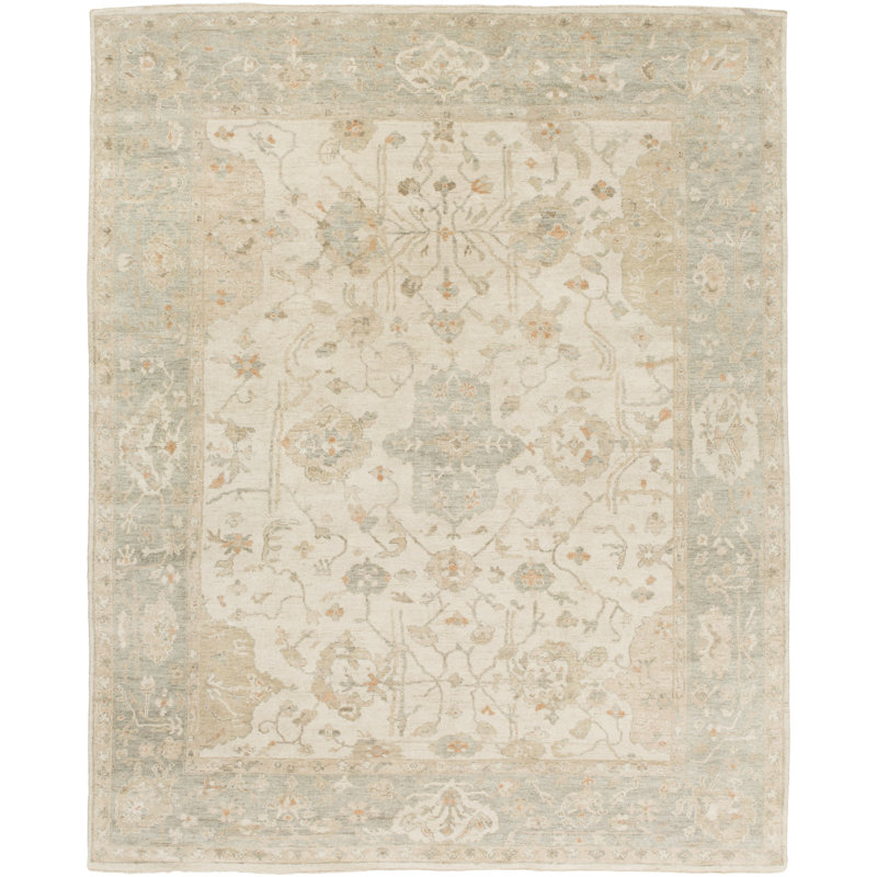 Hardman Wool Oriental Area Rug, Rectangle 8' x 10'