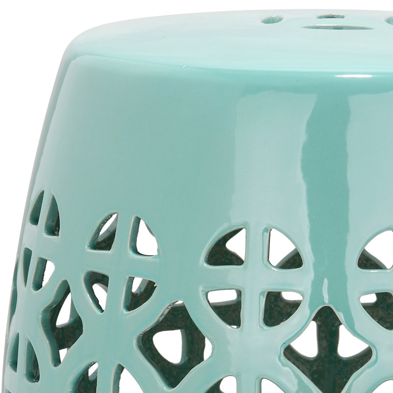 Tabouret de jardin Eufaula, Bleu pâle