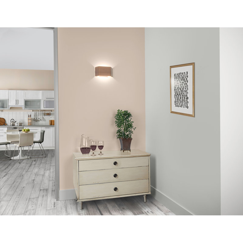 Plafonnier encastré 1 lumière Zen, Chêne