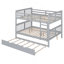 Full Over Full Bunk Bed With Twin Size Trundle And Ladder-519099508