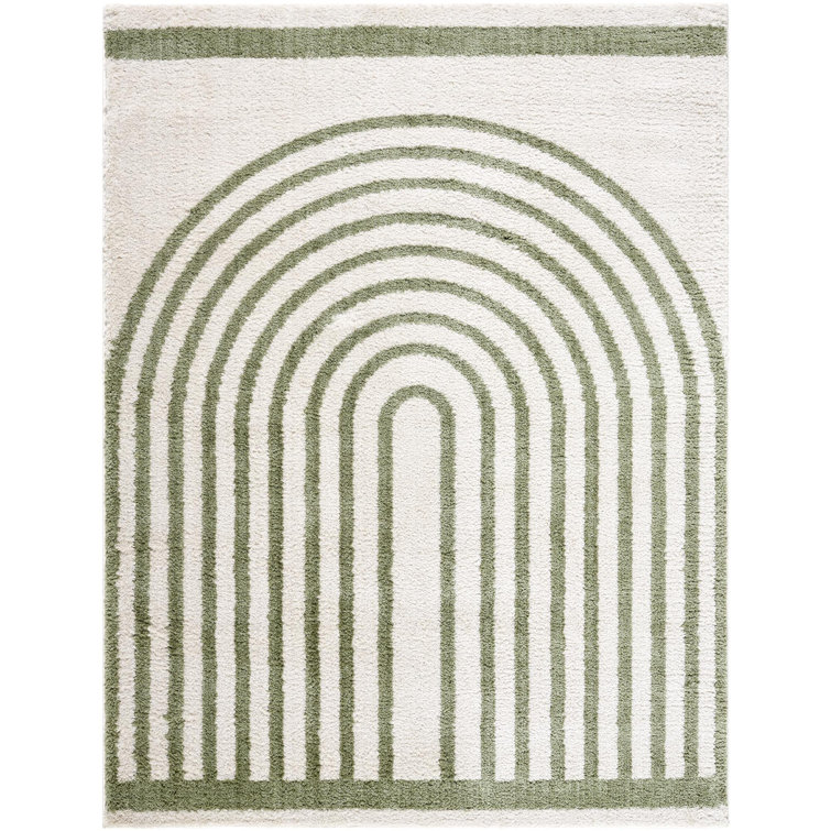 Zuhur Washable Abstract Indoor Rug