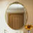 Vintage Accent Wall Mirror For Entry With Large Detailed And Beautiful Roses Top Decor-1166844863-1166844860