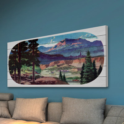 « new mexico », reproduction d’art sur bois blanc