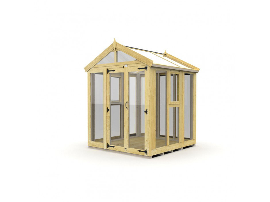 6x6 Glass Green House