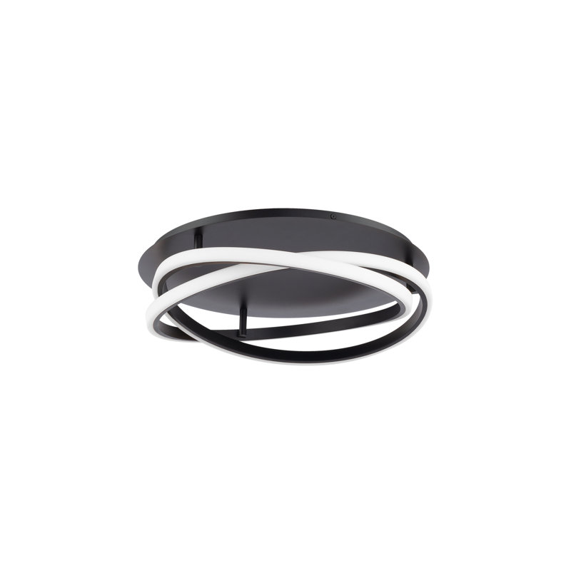 Veloce LED Flush Mount, Black