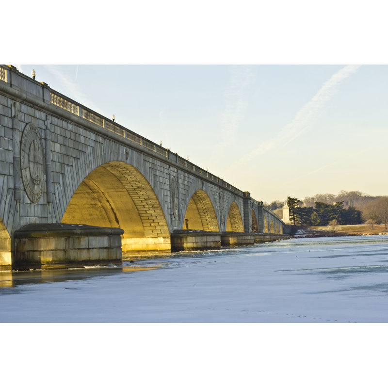 The Potomac River In Winter by BeccaVogt - Wrapped Canvas Print, 30cm H x 46cm W