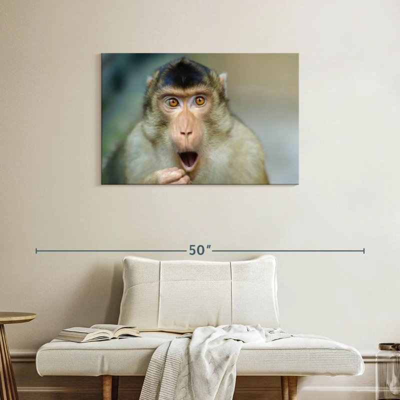 Brampt Monkey I, 24" H x 36" W