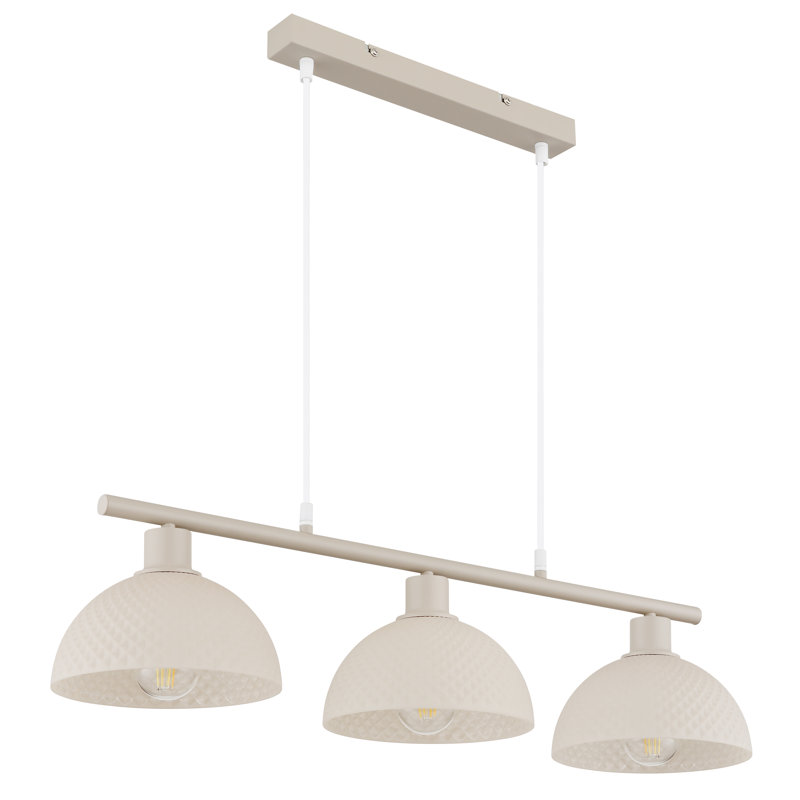 Tacia 3 - Light Geometric Pendant, Natural