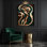 Abstrait art figuratif sur toile vert 46