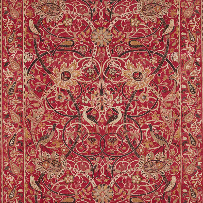 Bullerswood Fabric, Paprika/Gold