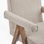 Fauteuil de salle à manger en tissu Poppy-1938201724