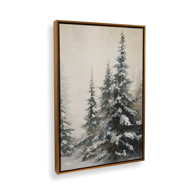 «Winter Pines III» par Jo Moulton, reproduction d'art